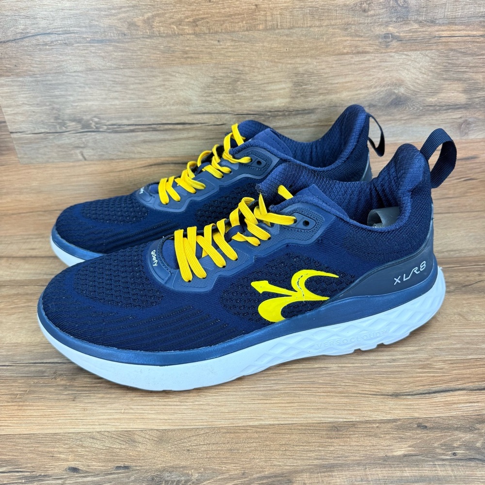 Gdefy Men size 15 XLR8 Men's Athletic Shoes - Navy and Yellow